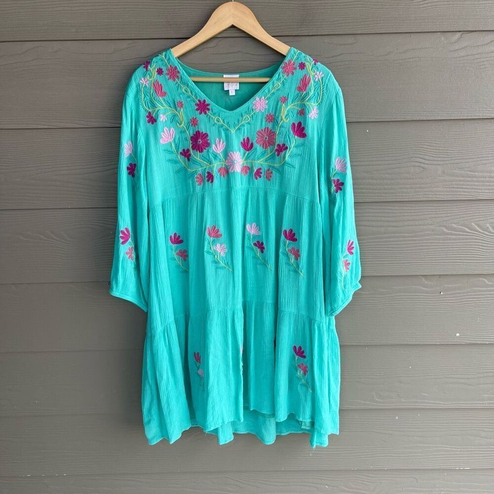 COPY - J. Marie Madeline embroidered dress - Picture 2 of 9